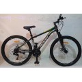 26" Велосипед Rook MS261D 18" черный/желтый